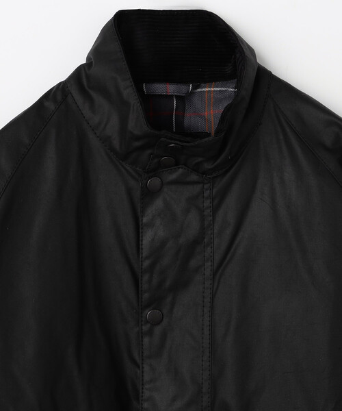 Barbour（バブアー）の「Barbour/バブアー transport blouson wax jacket（その他アウター・メンズ・ブラック/オリーブ・38/40/42）」の4枚目の写真
