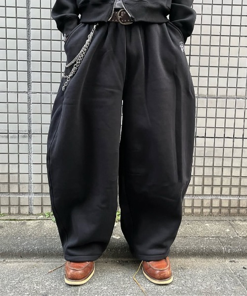 centimeter（センチメーター）の「Volume baggy sweat pants（スウェットパンツ・メンズ・杢グレー/ブラック・SMALL/MEDIUM）」の2枚目の写真