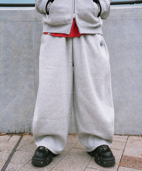 centimeter（センチメーター）の「Volume baggy sweat pants（スウェットパンツ・メンズ・杢グレー/ブラック・SMALL/MEDIUM）」の5枚目の写真