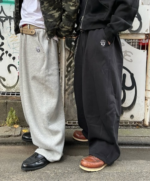 centimeter（センチメーター）の「Volume baggy sweat pants（スウェットパンツ・メンズ・杢グレー/ブラック・SMALL/MEDIUM）」の16枚目の写真