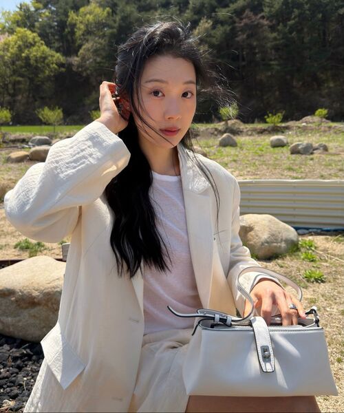 SIYAZU（シヤジュ）の「SIAC3065 Milla Bag_Ivory（ショルダーバッグ・レディース・アイボリー・ONE）」の4枚目の写真