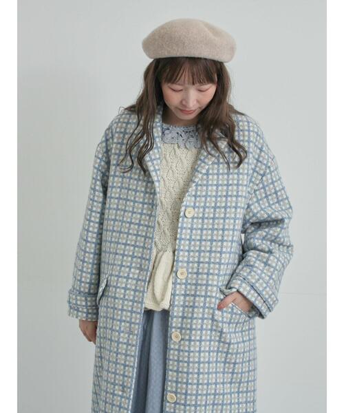 TSUHARU by Samansa Mos2(ツハルバイサマンサモスモス)の「【ペルーニット】裾フリル前後着ベスト(ベスト・レディース・チャコールグレー/オフホワイト・F)」の17枚目の写真