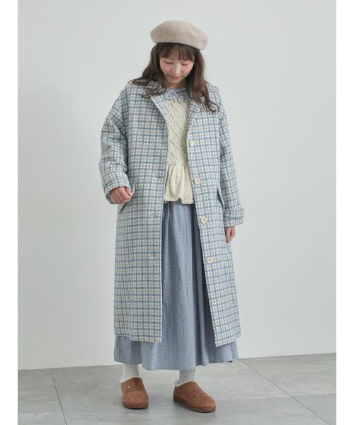 TSUHARU by Samansa Mos2(ツハルバイサマンサモスモス)の「【ペルーニット】裾フリル前後着ベスト(ベスト・レディース・チャコールグレー/オフホワイト・F)」の18枚目の写真