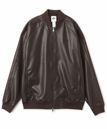 adidas SST PLEATHER TRACK TOP / アディダス スーパースター プレザー