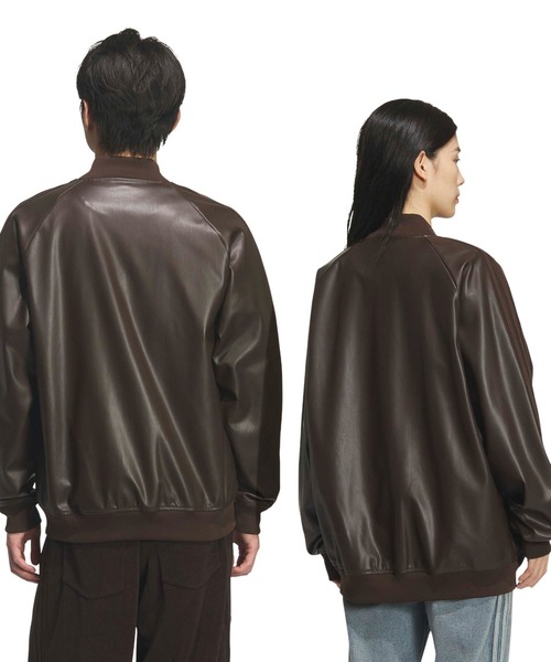 adidas（アディダス）の「adidas SST PLEATHER TRACK TOP / アディダス スーパースター プレザー トラックトップ（その他アウター・メンズ・ブラウン・M/XL/L/XXL/S）」の12枚目の写真