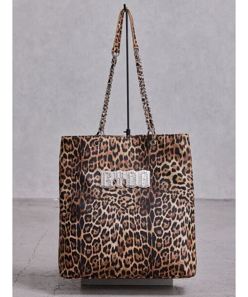 GYDA（ジェイダ）の「GYDAbijouプレートチェーントートBAG（トートバッグ・レディース・その他1/シルバー/ブラック・FREE）」の3枚目の写真