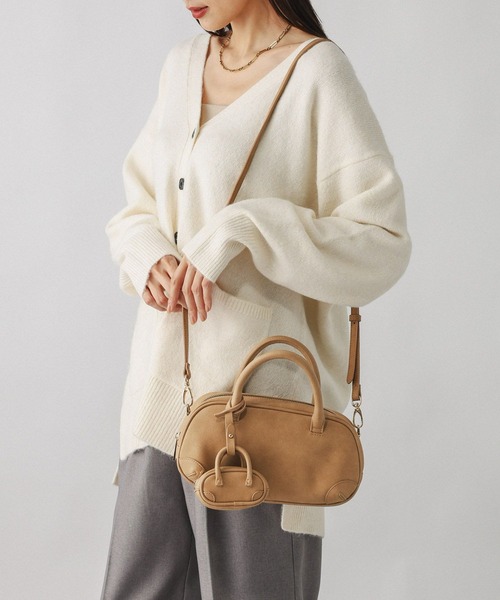 GLOBAL WORK（グローバルワーク）の「チャーム付きプチボストン/598263