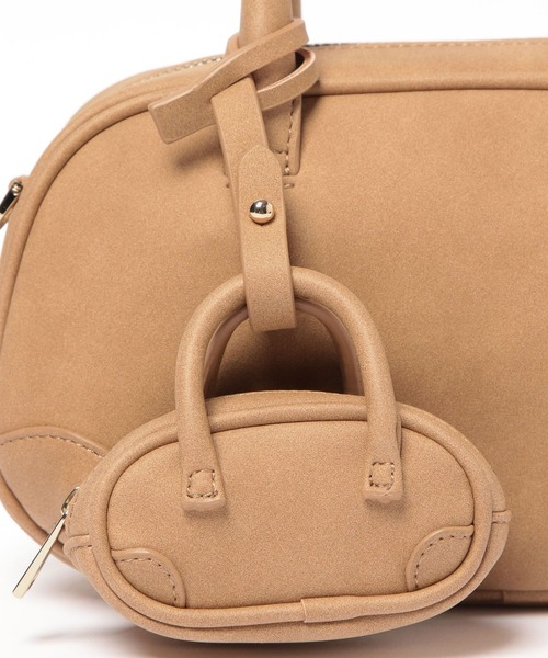 GLOBAL WORK（グローバルワーク）の「チャーム付きプチボストン/598263（ハンドバッグ・レディース・ブラック/ブラウン/ダークブラウン・FREE）」の13枚目の写真