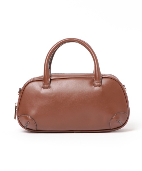 GLOBAL WORK（グローバルワーク）の「チャーム付きプチボストン/598263（ハンドバッグ・レディース・ブラック/ブラウン/ダークブラウン・FREE）」の5枚目の写真