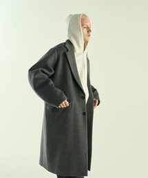 VICTIM（ヴィクティム）の「VICTIM ヴィクティム / CHESTERFIELD COAT ウールメルトンチェスターフィールドコート / VTM-25-O-101（チェスターコート）」