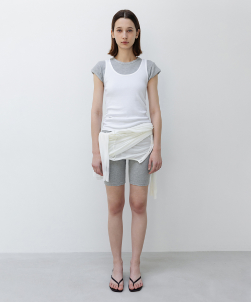 INSILENCE WOMEN(インサイレンスウーマン)の「WスピマコットンUネックスリーブレス WHITE(Tシャツ/カットソー・レディース・その他・SMALL/MEDIUM)」の20枚目の写真