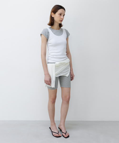 INSILENCE WOMEN(インサイレンスウーマン)の「WスピマコットンUネックスリーブレス WHITE(Tシャツ/カットソー・レディース・その他・SMALL/MEDIUM)」の15枚目の写真