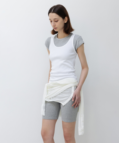 INSILENCE WOMEN(インサイレンスウーマン)の「WスピマコットンUネックスリーブレス WHITE(Tシャツ/カットソー・レディース・その他・SMALL/MEDIUM)」の16枚目の写真