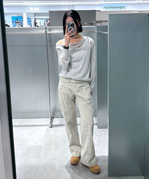 INSILENCE WOMEN(インサイレンスウーマン)の「WスピマコットンUネックスリーブレス WHITE(Tシャツ/カットソー・レディース・その他・SMALL/MEDIUM)」の18枚目の写真