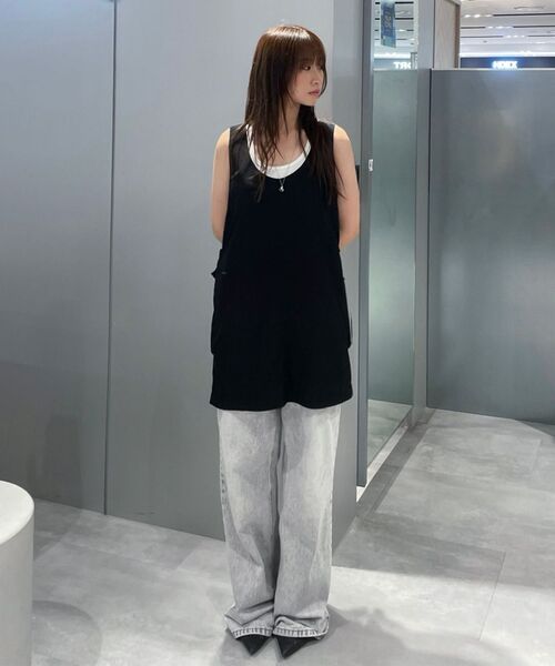 INSILENCE WOMEN(インサイレンスウーマン)の「WスピマコットンUネックスリーブレス WHITE(Tシャツ/カットソー・レディース・その他・SMALL/MEDIUM)」の12枚目の写真