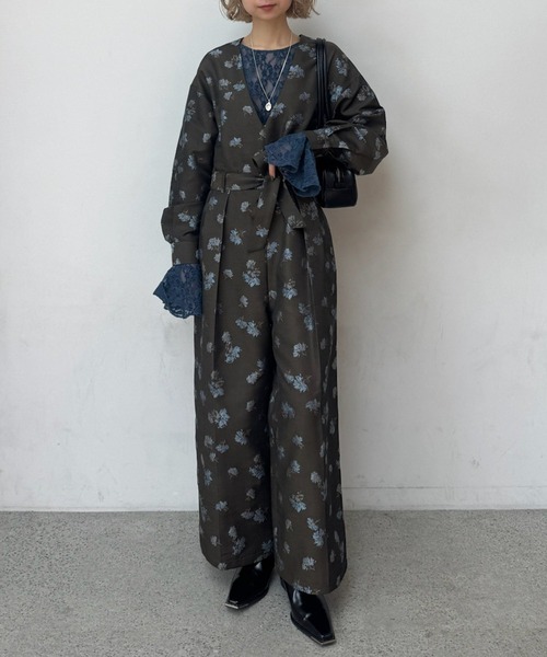 セール】POSEY BLOOM JACQUARD JUMPSUIT（サロペット/オーバーオール