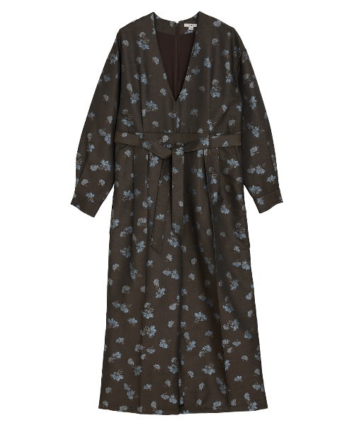 Ameri(アメリ)の「POSEY BLOOM JACQUARD JUMPSUIT(サロペット/オーバーオール・レディース・チャコールグレー/ブラウン・X-SMALL/SMALL/MEDIUM)」の12枚目の写真
