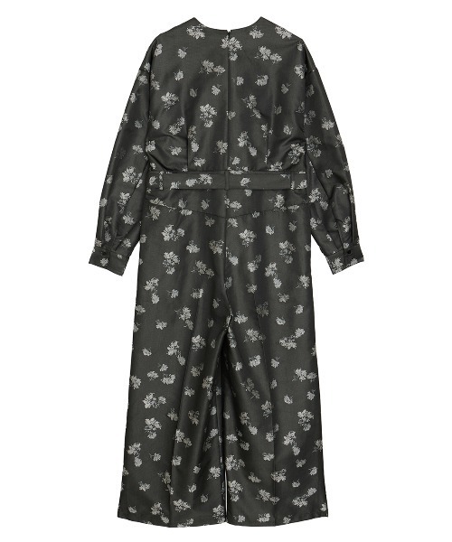 Ameri（アメリ）の「POSEY BLOOM JACQUARD JUMPSUIT（サロペット