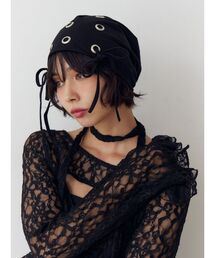 jouetie | ハトメリボンビーニー(ニットキャップ/ビーニー)