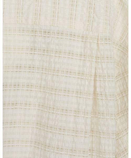 BESLOW(ビースロー)の「リラックスチェックハーフシャツ クリーム(シャツ/ブラウス・メンズ・その他・SMALL/MEDIUM/LARGE)」の4枚目の写真