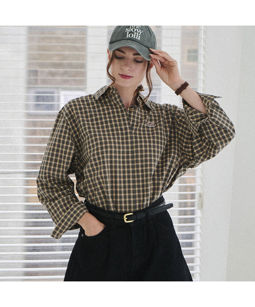Daily plaid check shirt