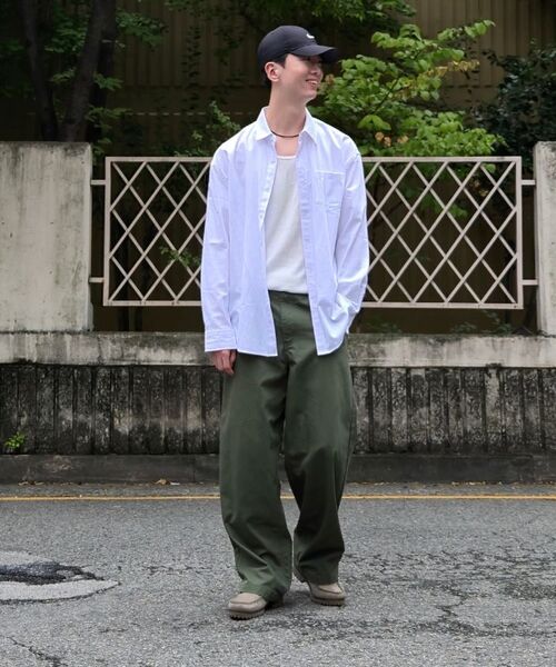 BOWLOW PRODUCT（バウロープロダクト）の「リブドロゴスリーブレス[アイボリー]（Tシャツ/カットソー・メンズ・その他・MEDIUM/LARGE/X-LARGE）」の11枚目の写真