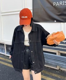 BY THE BAY（バイザベイ）の「デニムブルゾン/ヴィンテージ風デニムジャケット（デニムジャケット）」