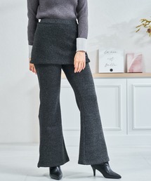 ZOZO限定 ソフトタッチスカートセットパンツ