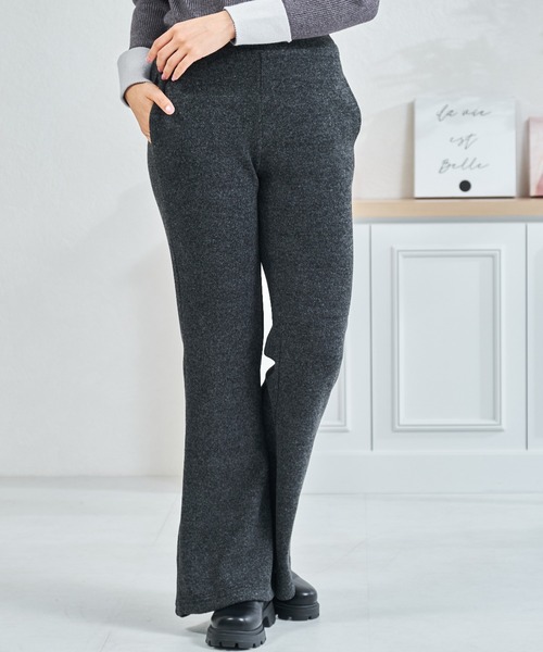 MISCH MASCH(ミッシュマッシュ)の「ZOZO限定 ソフトタッチスカートセットパンツ(その他パンツ・レディース・ブラック/グレー・フリ-)」の20枚目の写真