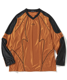 NOT4NERD(�m�b�g�t�H�[�i�[�h)��Ashen Dawn Incision Long Sleeve - Orange(T�V���c/�J�b�g�\�[)