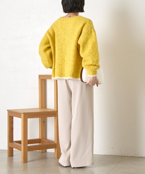 Jena espace merveilleux（ジェナ　エスパスメルヴェイユ）の「【2サイズ展開/WEB限定カラー有】トロミイージーパンツ（その他パンツ・レディース・グレー/オフホワイト/ブラック/ライトベージュ/ブラウン・2/1）」の9枚目の写真