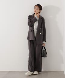 PROPORTION BODY DRESSING | <セットアップ対応>2タックワイドパンツ / 1216130002(その他パンツ)