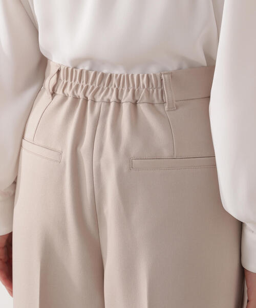 PROPORTION BODY DRESSING(プロポーションボディドレッシング)の「<セットアップ対応>2タックワイドパンツ / 1216130002(その他パンツ・レディース・ベージュ/ダークグレー/オフホワイト・MEDIUM/PSS/SMALL)」の4枚目の写真
