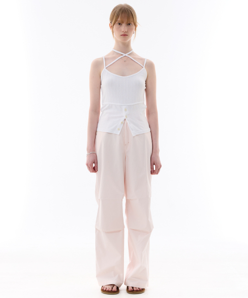 ARI(アリ)の「EVAN SLEEVELESS TOP / WHITE(Tシャツ/カットソー・レディース・ホワイト・FREE)」の2枚目の写真