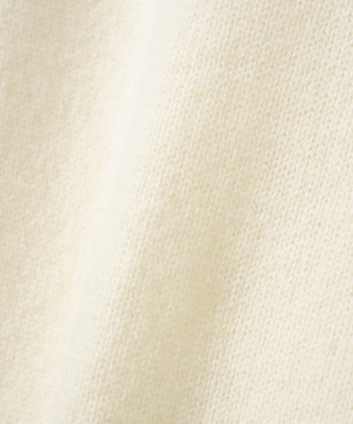 KNITTED(ニッティド)の「シェギドック ウール100% ラウンドカーディガン アイボリー(カーディガン/ボレロ・レディース・その他・MEDIUM/LARGE/X-LARGE)」の6枚目の写真