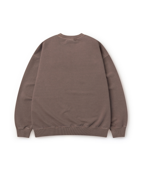 CAMEL WORK(キャメルワーク)の「チップディルージョングランジスウェットシャツ(ピグメントブラウン)(スウェット・メンズ・その他・LARGE/X-LARGE/MEDIUM)」の3枚目の写真