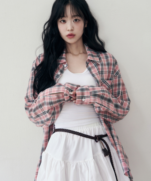 OURDAYZ（アワーデイズ）の「グレンプレイドチェックシャツ[PINK]（シャツ/ブラウス・レディース・その他・MEDIUM/LARGE/X-LARGE）」の3枚目の写真