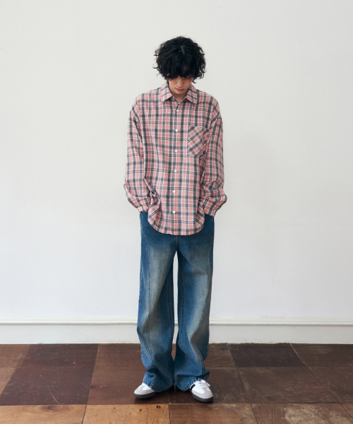 OURDAYZ（アワーデイズ）の「グレンプレイドチェックシャツ[PINK]（シャツ/ブラウス・レディース・その他・MEDIUM/LARGE/X-LARGE）」の6枚目の写真