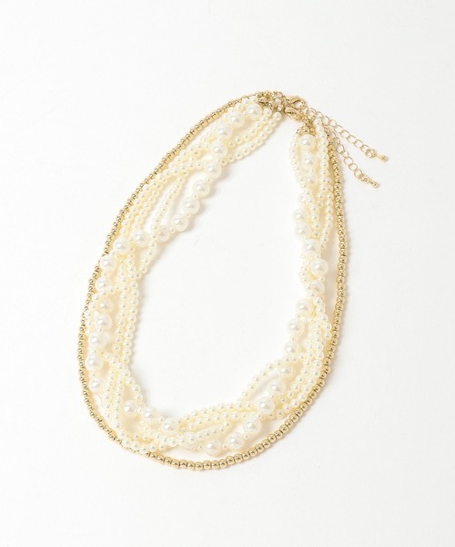 GLOBAL WORK(グローバルワーク)の「パールネックレスSS/611442(ネックレス・レディース・その他1/その他3/その他2・FREE)」の1枚目の写真