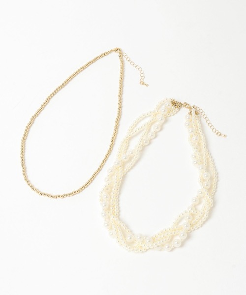 GLOBAL WORK(グローバルワーク)の「パールネックレスSS/611442(ネックレス・レディース・その他1/その他3/その他2・FREE)」の5枚目の写真