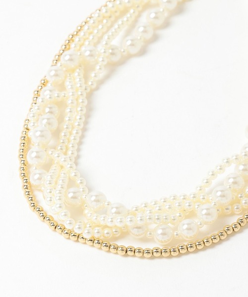 GLOBAL WORK(グローバルワーク)の「パールネックレスSS/611442(ネックレス・レディース・その他1/その他3/その他2・FREE)」の6枚目の写真