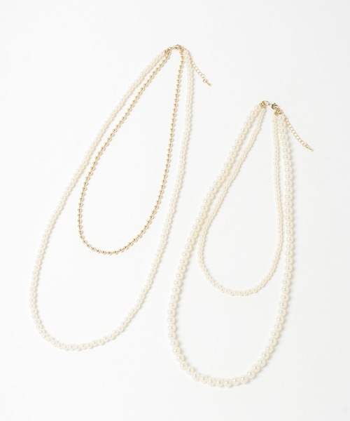 GLOBAL WORK(グローバルワーク)の「パールネックレスSS/611442(ネックレス・レディース・その他1/その他3/その他2・FREE)」の9枚目の写真