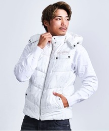 VIOLA（ヴィオラ）の「『VIOLA rumore/ヴィオラ ルモーレ』フード脱着中綿ベスト（ブルゾン）」