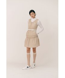 BERMUDAGRASS（バミューダグラス）の「Windbreaker shirring dress_BEIGE（ワンピース）」