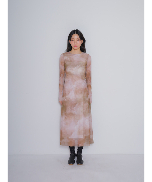 BOMNAL BOUTIQUE(ボムナルブティック)の「クラウドロングドレス_ブラウン(ワンピース・レディース・その他・SMALL/MEDIUM)」の1枚目の写真