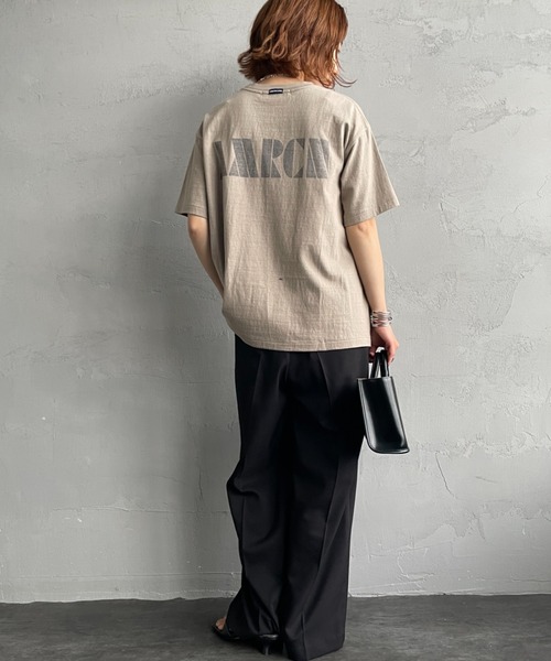 別注 AMRCN バックプリント Tシャツ Americana/アメリカーナ] 別注 AMRCN バックプリント Tシャツ【追加