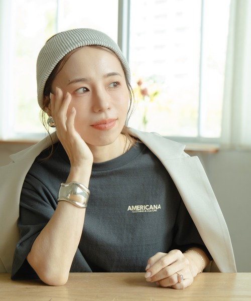 【新品】[Americana] 別注 AMRCN バックプリント Tシャツ Americana/アメリカーナ] 別注 AMRCN バックプリント Tシャツ【追加