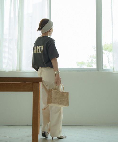 Americana/アメリカーナ] 別注 AMRCN バックプリント Tシャツ【追加