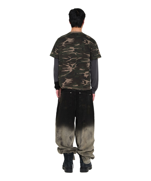 AAKAM（アーカム）の「Dirty Gradation Denim Pants (Black)（デニムパンツ・レディース・その他・1/2）」の13枚目の写真