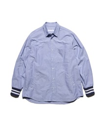 SOPHNET. | RIBBED REGULAR COLLAR SHIRT(シャツ/ブラウス)